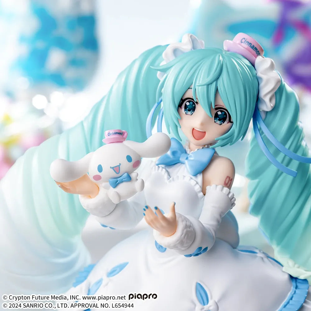 Cinnamoroll - Piapro Characters - Hatsune Miku - Hatsune Miku x Cinnamoroll - Luminasta - White Dress Ver.