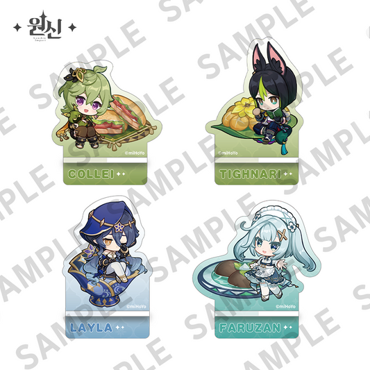 PICKUP Acrylic Stand exclu [Genshin Impact]  - Genshin Cafe in Seoul (Plusieurs Modèles)