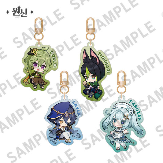 PICKUP Acrylic Strap exclu [Genshin Impact]  - Genshin Cafe in Seoul (Plusieurs Modèles)