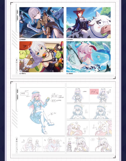 Artbook [Honkai Impact 3rd] Original Art Collection Vol.3 - Beyond the Sea of Stars (Sans bonus)