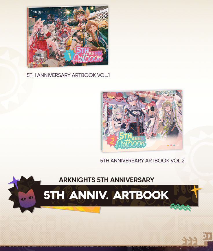 Artbook Gift Box [Arknights] Coffret 5th Anniversary Mystique Celebration Kit - JP ver.