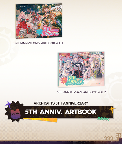 Artbook Gift Box [Arknights] Coffret 5th Anniversary Mystique Celebration Kit - JP ver.