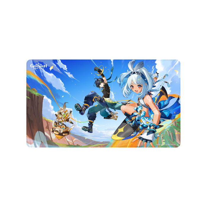 Mousepad [Genshin Impact] - Mualani, Kinich et Kachina -  Blaze to Natlan series