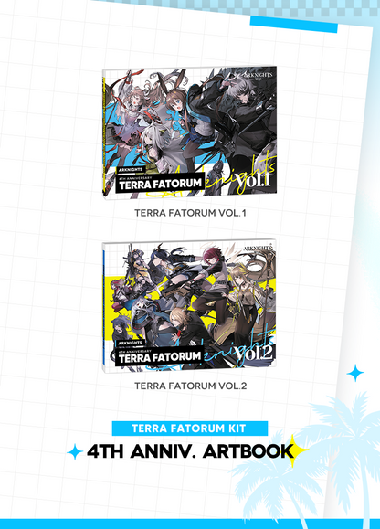 Artbook [Arknights] Coffret 4th Anniversary Terra Fatorum Kit (Version Anglaise)