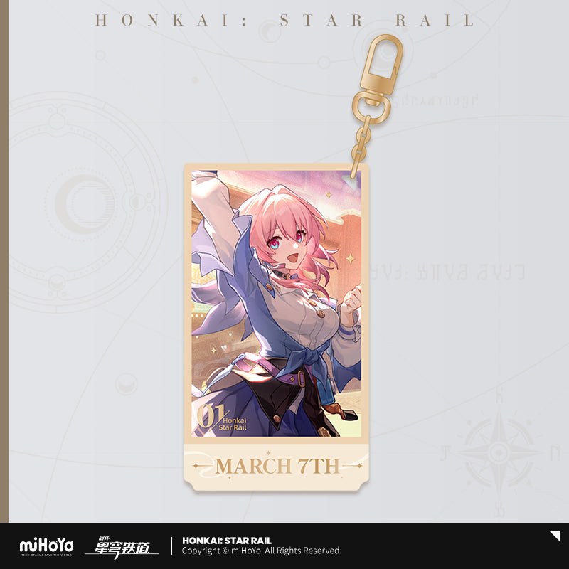 (> 01/06/24) Acrylic Strap [Honkai: Star Rail] - 1st Anniversary Celebration (plusieurs modèles)