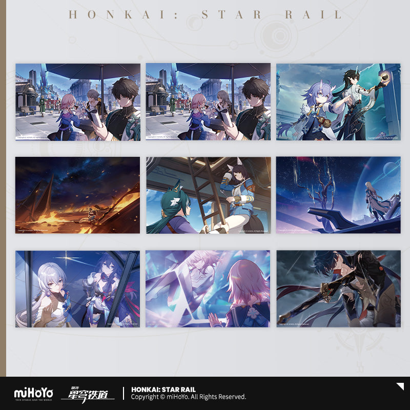 (> 01/06/24) Postcard Set [Honkai: Star Rail] - 1st Anniversary Celebration