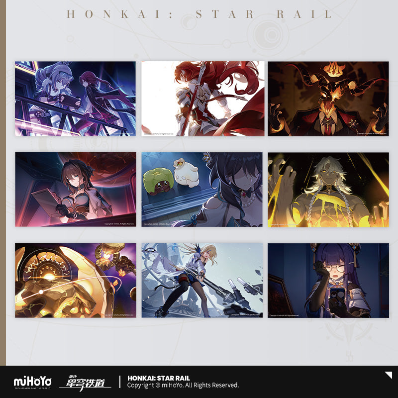 (> 01/06/24) Postcard Set [Honkai: Star Rail] - 1st Anniversary Celebration