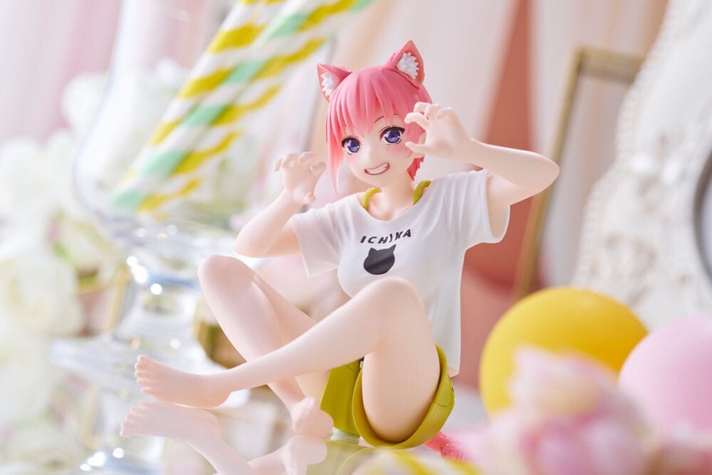 Desktop Cute [Gotoubun no Hanayome / The Quintessential Quintuplets] - Nakano Ichika - Cat Room Wear ver.