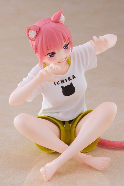 Desktop Cute [Gotoubun no Hanayome / The Quintessential Quintuplets] - Nakano Ichika - Cat Room Wear ver.