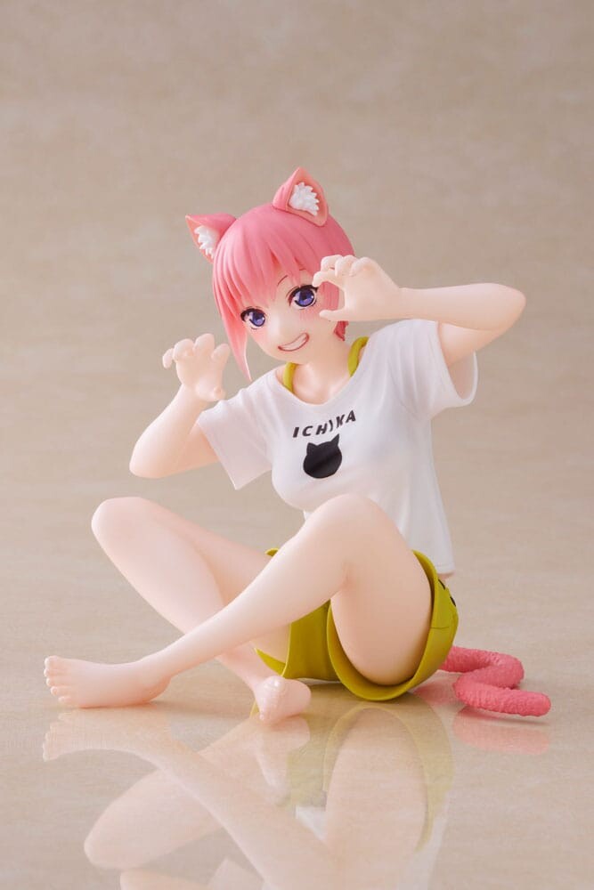 Desktop Cute [Gotoubun no Hanayome / The Quintessential Quintuplets] - Nakano Ichika - Cat Room Wear ver.