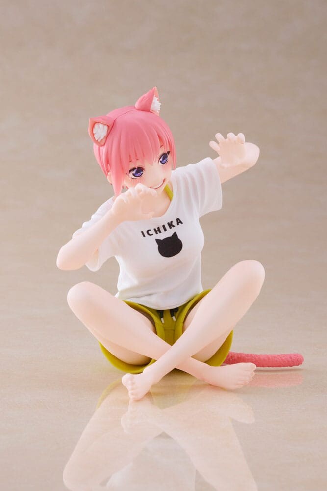 Desktop Cute [Gotoubun no Hanayome / The Quintessential Quintuplets] - Nakano Ichika - Cat Room Wear ver.