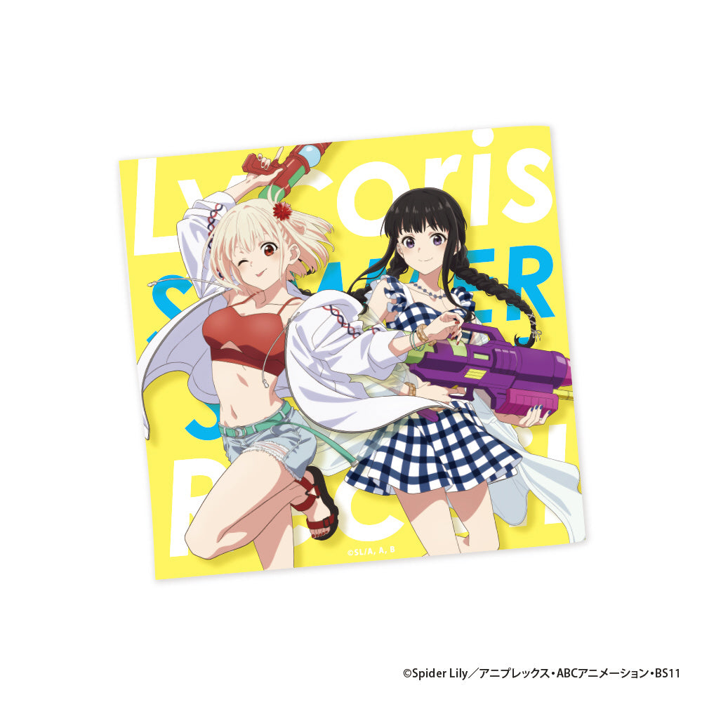 Serviette en microfibre [Lycoris Recoil] Summer Splash (Chisato & Takina)