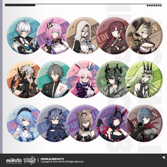 Badge [Honkai Impact 3rd] collection Flame Chasers (pack aleatoire)