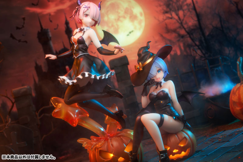KDcolle [Re:ZERO -Starting Life in Another World-] - Rem / Ram Phantom Night Wizard ver. - 2Figure Set 1/7 Complete Figure