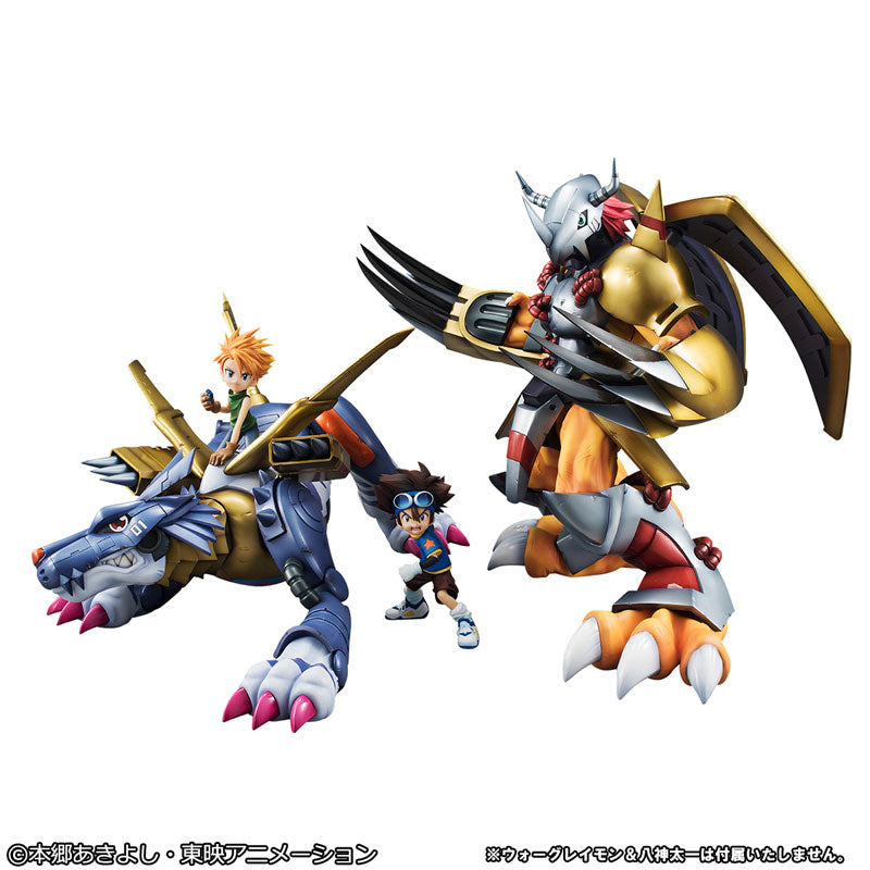 [Digimon Adventure] Metal Garurumon & Yamato Ishida - Complete Figure