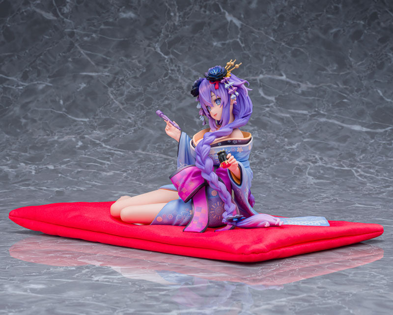 [Senran Nin Nin Ninja Taisen Neptune] Neptune and Noire - Purple Heart / Black Heart Kimono Ver. Dual Figure Set 1/7 Complete Figure