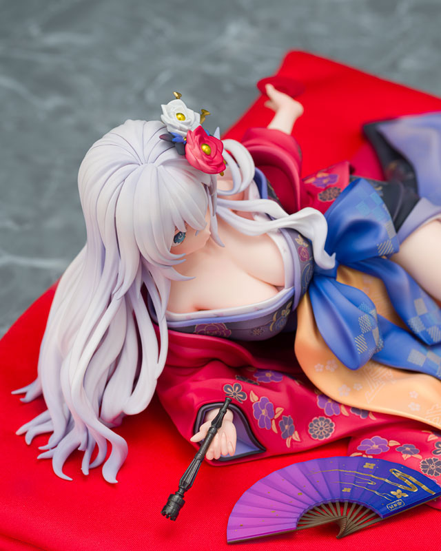 [Senran Nin Nin Ninja Taisen Neptune] Neptune and Noire - Purple Heart / Black Heart Kimono Ver. Dual Figure Set 1/7 Complete Figure