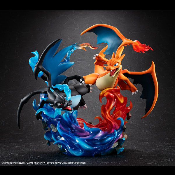 G.E.M. EX Series [Pokemon] Mega Charizard X & Mega Charizard Y Complete Figure