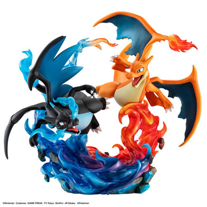 G.E.M. EX Series [Pokemon] Mega Charizard X & Mega Charizard Y Complete Figure