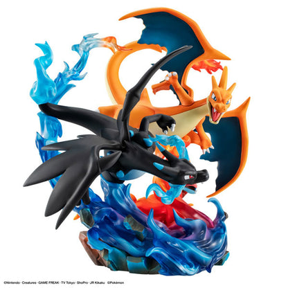 G.E.M. EX Series [Pokemon] Mega Charizard X & Mega Charizard Y Complete Figure