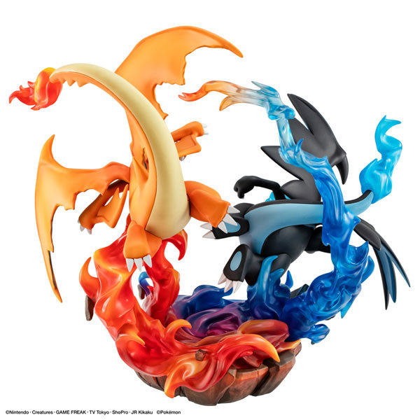 G.E.M. EX Series [Pokemon] Mega Charizard X & Mega Charizard Y Complete Figure