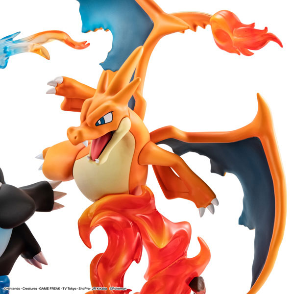 G.E.M. EX Series [Pokemon] Mega Charizard X & Mega Charizard Y Complete Figure