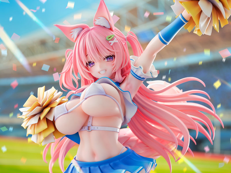 Animal Ears Cheerleader Girl DX Ver. illustration by Yatanuki Kei 1/5.5 Complete Figure