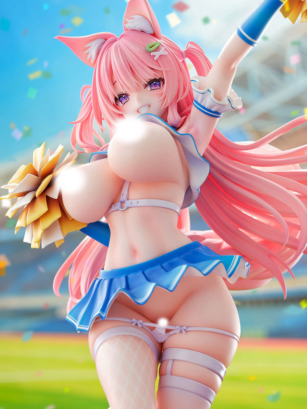 Animal Ears Cheerleader Girl DX Ver. illustration by Yatanuki Kei 1/5.5 Complete Figure