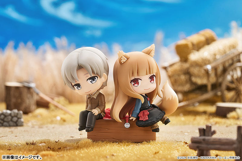 Mini Memory [Spice and Wolf MERCHANT MEETS THE WISE WOLF] Lawrence & Holo Complete Figure