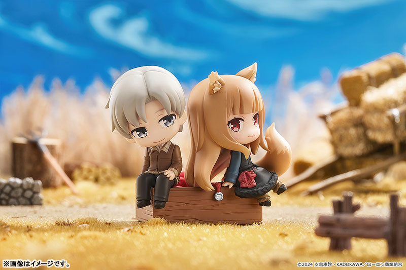 Mini Memory [Spice and Wolf MERCHANT MEETS THE WISE WOLF] Lawrence & Holo Complete Figure