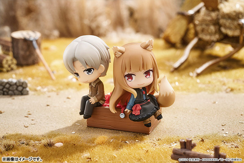 Mini Memory [Spice and Wolf MERCHANT MEETS THE WISE WOLF] Lawrence & Holo Complete Figure