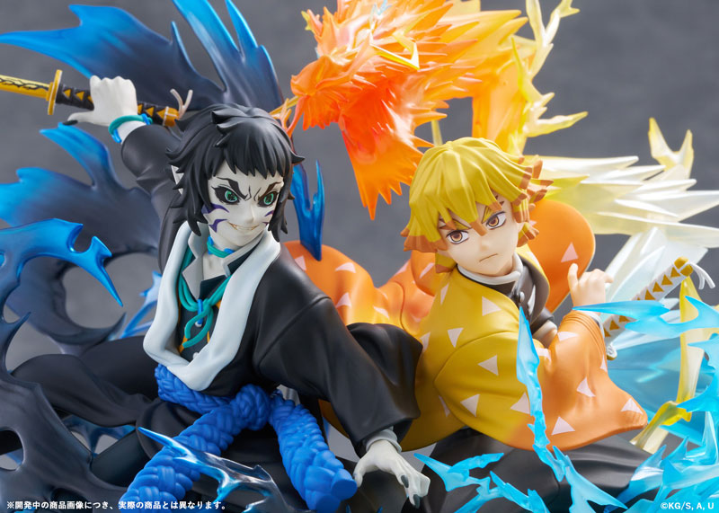 [Demon Slayer: Kimetsu no Yaiba] Zenitsu Agatsuma & Kaigaku NON Scale Figure