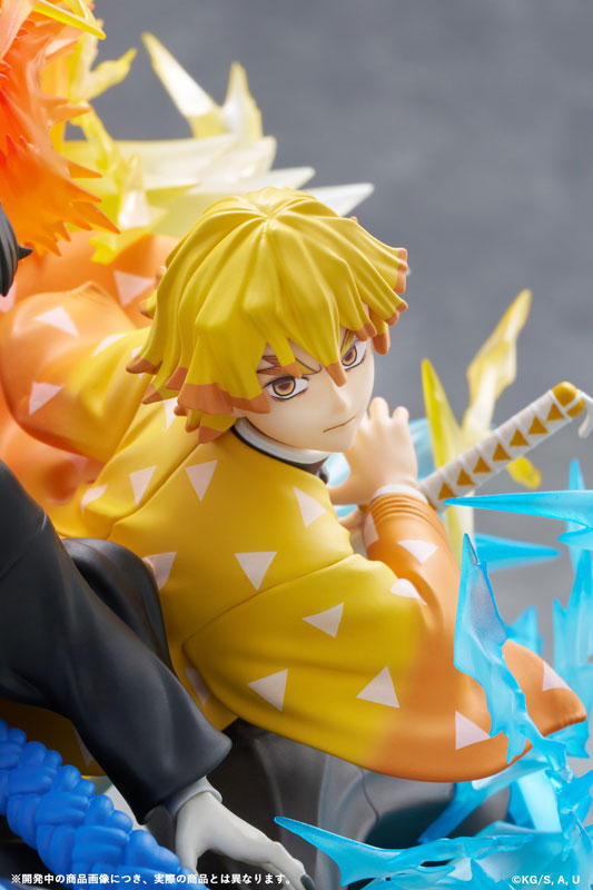 [Demon Slayer: Kimetsu no Yaiba] Zenitsu Agatsuma & Kaigaku NON Scale Figure