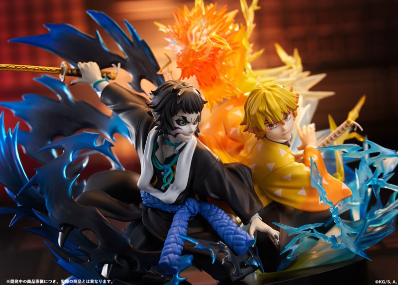 [Demon Slayer: Kimetsu no Yaiba] Zenitsu Agatsuma & Kaigaku NON Scale Figure