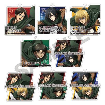 [Attack on Titan] Trading Acrylic Keychain (pack aleatoire)