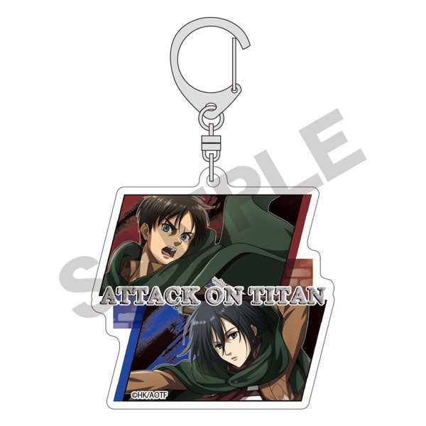 [Attack on Titan] Trading Acrylic Keychain (pack aleatoire)