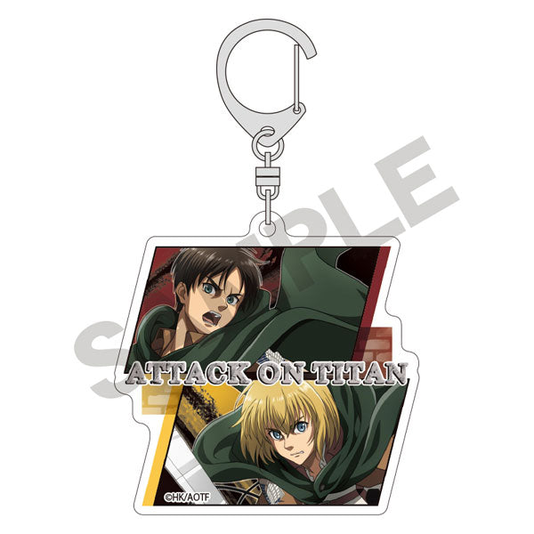 [Attack on Titan] Trading Acrylic Keychain (pack aleatoire)