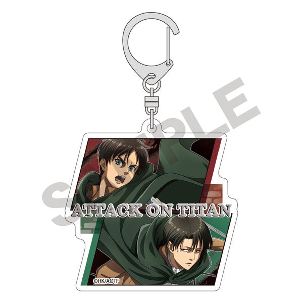 [Attack on Titan] Trading Acrylic Keychain (pack aleatoire)