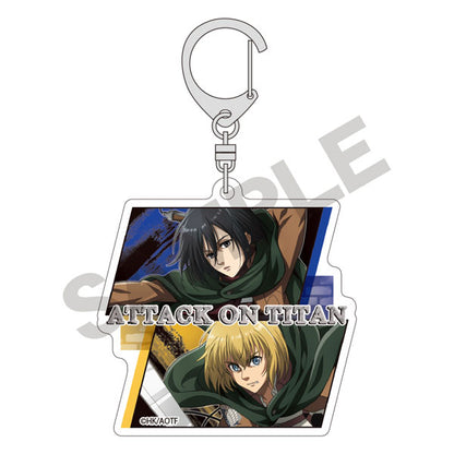 [Attack on Titan] Trading Acrylic Keychain (pack aleatoire)