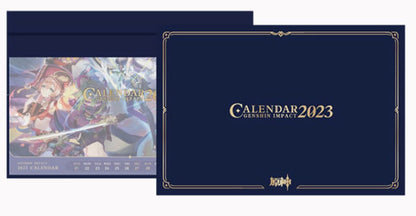 [Genshin Impact] Calendrier de bureau 2023 avec espace memo