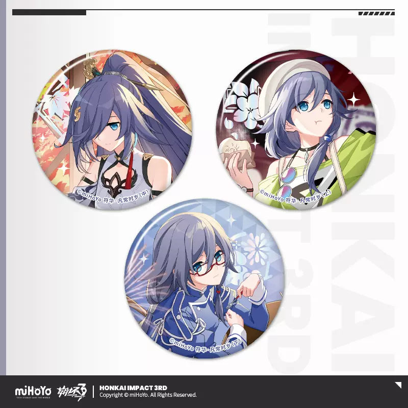 Set de 3 Badge [Honkai Impact 3rd] - Stigmata Series - Fu Hua: Ordinary Day