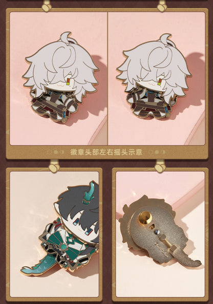 Badge Mouvant Metal [Honkai: Star Rail] - Chibi Doll Series