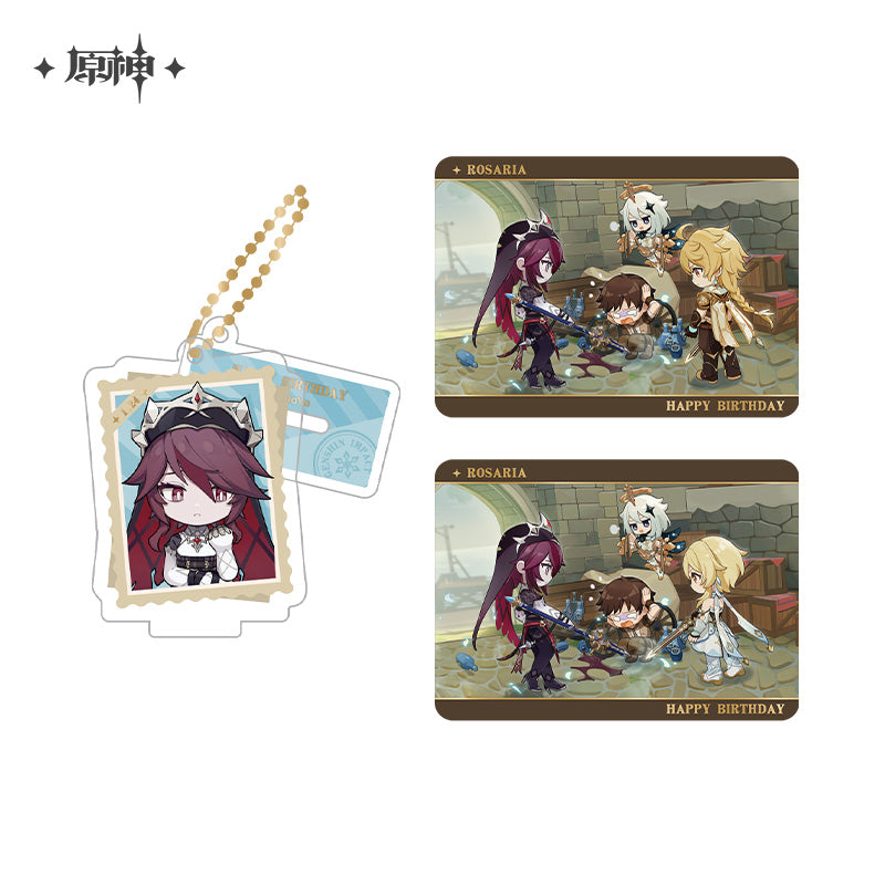 Acrylic Strap Standee Set [Genshin Impact] - Rosaria - Photos of a Good Time series