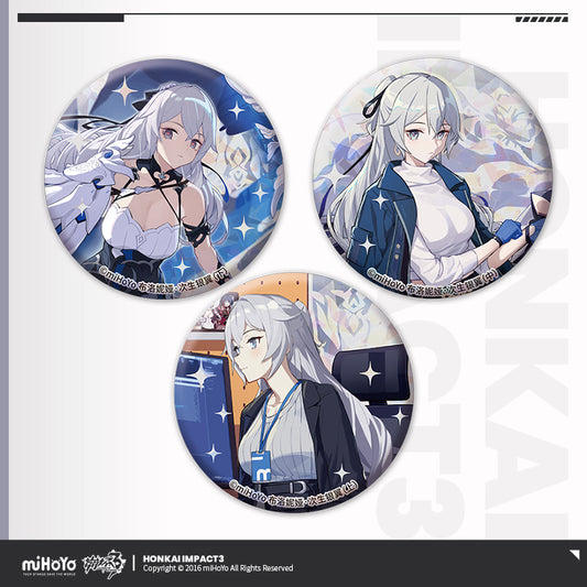 Set de 3 Badge [Honkai Impact 3rd] - Stigmata Series - Type I: Bronya Silver Wing