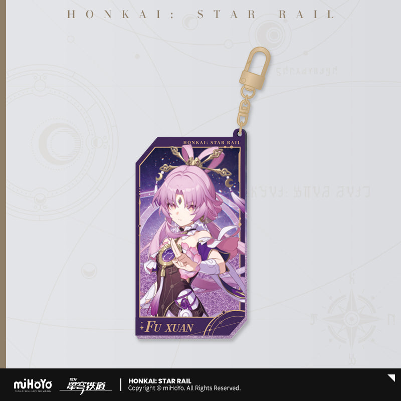 Strap Glitter Acrylic Glow In The Dark [Honkai: Star Rail] - Stellar Invitation series vol.1 (plusieurs modèles)