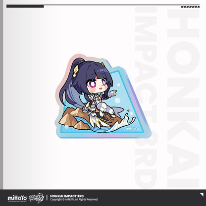 Badge Acrylic [Honkai Impact 3rd] collection HONKAI MEME (plusieurs modèles)