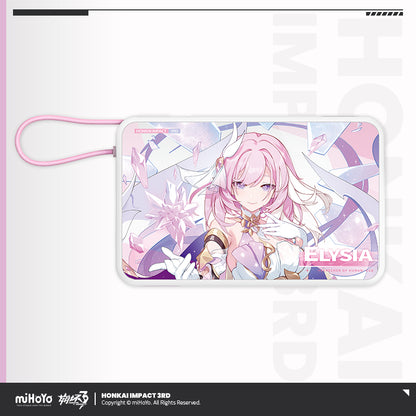 Batterie Externe Portable 10000 mAh avec Charge Sans Fil et Type C [Honkai Impact 3rd] - Elysia: Herrscher of Human Ego