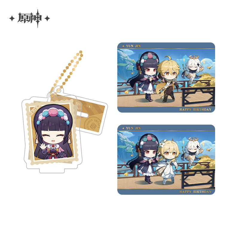 Acrylic Strap Standee Set [Genshin Impact] - Yun Jin - Photos of a Good Time series