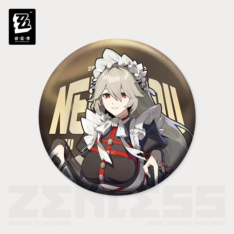 Badge [ZZZ Zenless Zone Zero] - Victoria Housekeeping Co. - Portrait Series (plusieurs modèles)