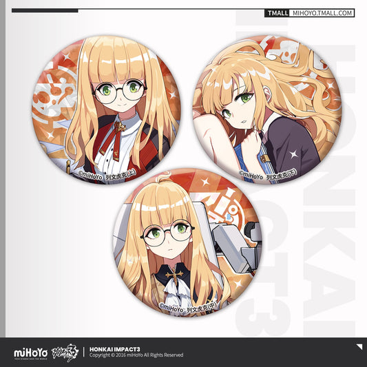 Set de 3 Badge [Honkai Impact 3rd] - Stigmata Series - Type R: Leeuwenhoek